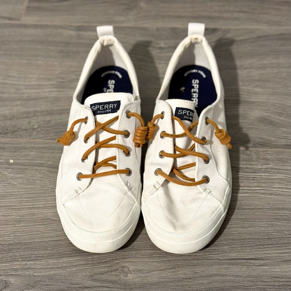 Sperry Women's Crest Vibe Canvas Boat Shoes Sneakers